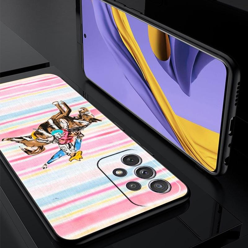 Phone Case for Samsung Galaxy A13 A15 A17 A07 A21S A22 A23 A25 A31 A73 A32 A52 A52S A41 5G Soft TPU Shell Cowboy Fundas Capa Bag