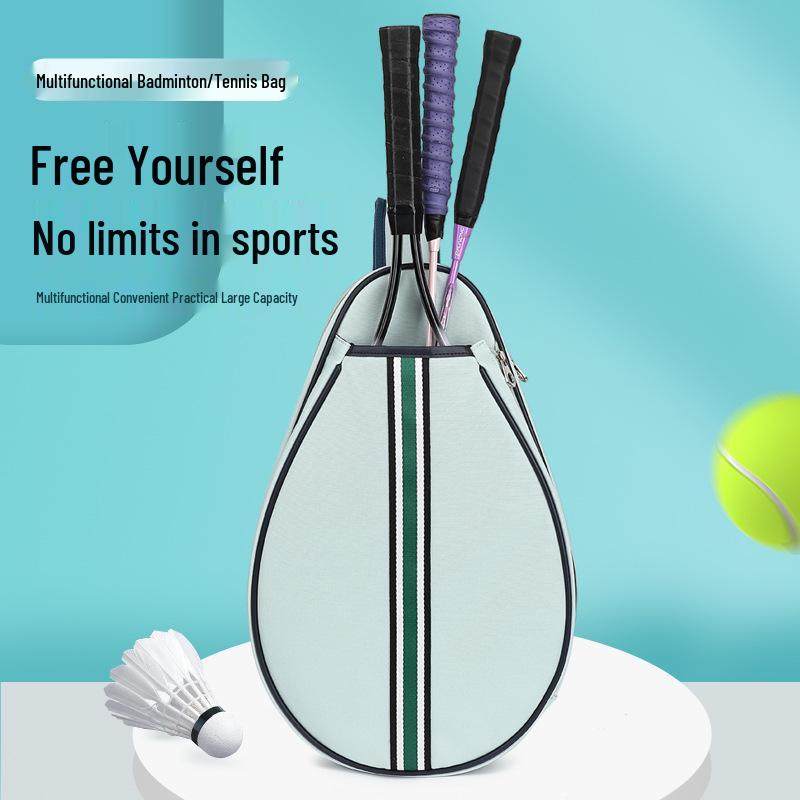 Lightweight Single Shoulder Racket Bag for Badminton, Tennis, Table Tennis, and Pickleball