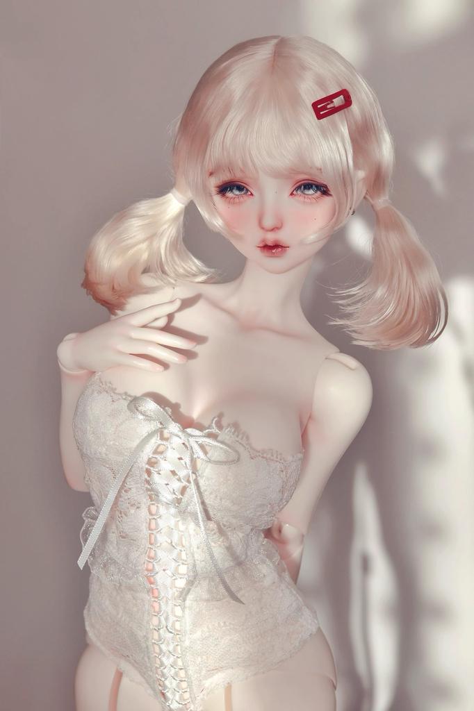 HAMRETHYPPZ BJD Ball Jointed Doll Dress Doll Costume Doll Maid Clothes Ball Jointed Doll Sexy White Sexy Pajama Lace Sexy White Lace Lace Underwear