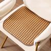 4 Piece Breathable Rattan Cooling Seat Cushion Non-slip Car Chair Cushion Seat Cover  Office