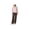 Skechers Simple Casual Warm Comfortable Loose Knit Sports Pants Women Bottoms Dark-Brown L425W007-05U5