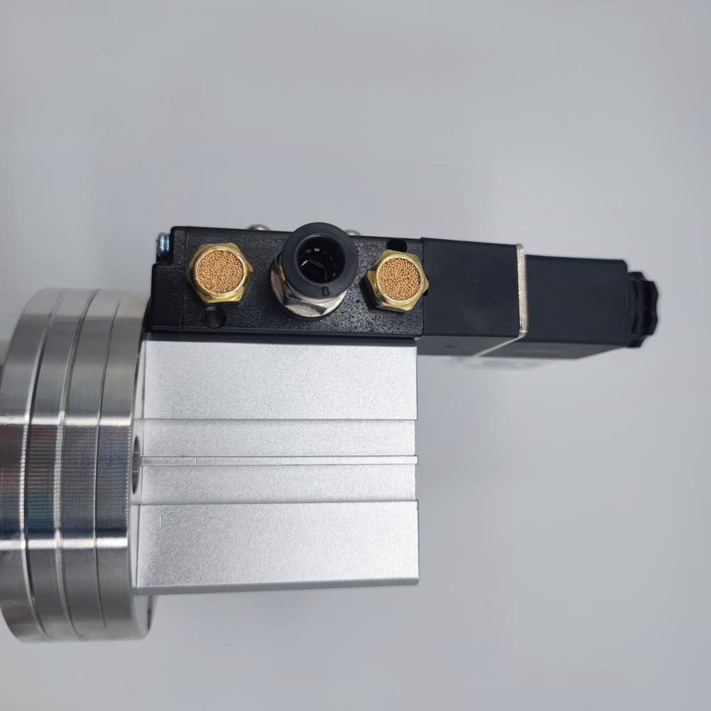 KF Vacuum Pneumatic Flapper Valve L Type GDQ High Vacuum Angle Valve KF16 KF25  220V and 24V