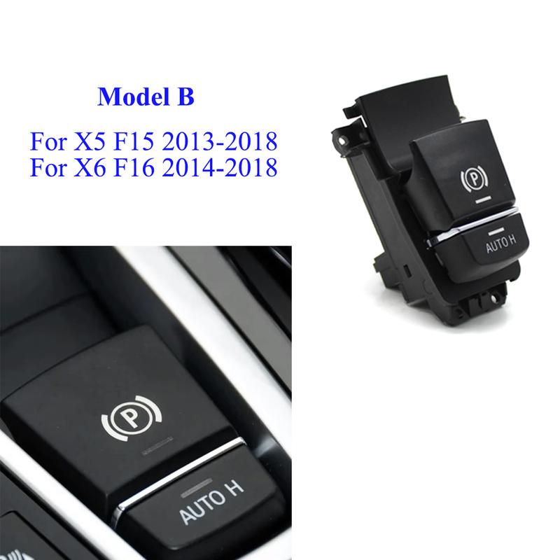 Car Electronic Handbrake Parking Control Switch Auto P H Hold Button Key Assembly for BMW X5 X6 E70 E71 E72 F15 F16 61319148508