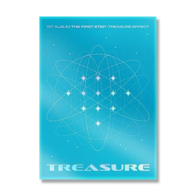 The First Step Treasure Effect 156pg Photocard File Lyrics Postcard Hologram Unit Baby Selfie Photocard Graphic (Random Cover) (incl. Photobook,