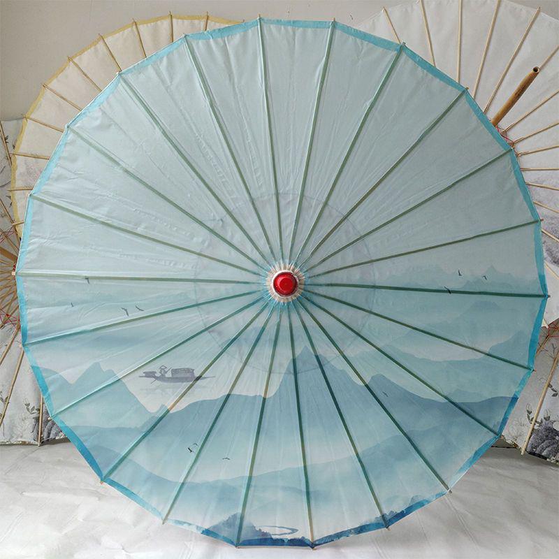 Retro Parasol Olejowy w Stylu Chińskim - Wodoodporny, Ochrona Przed Słońcem, Dekoracja Taneczna i Cheongsam