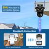 6K 12MP WiFi IP Outdoor Three Lens 10X Zoom PTZ Auto Tracking Home Security Protection 4K Video Camera