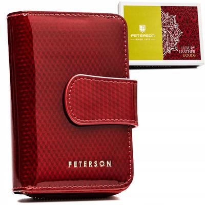 Women's Leather Wallet In Vertical Orientation - Peterson
