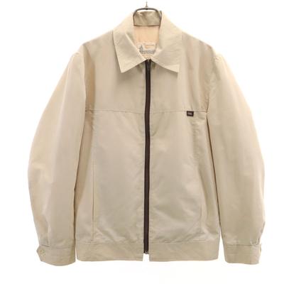 90s 80s Vintage Blouson Beige Jacket Men's Used