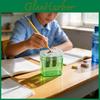 Dual Hole Pencil Sharpener With Geometric Design For Students And Office Use