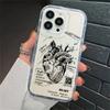 Formula Heart Transparent Phone Case For iPhone 16 11 12 13 14 15 Pro Max Mini Plus XS X XR Max 7 8 SE 3 Airbag Anti-Drop Cover