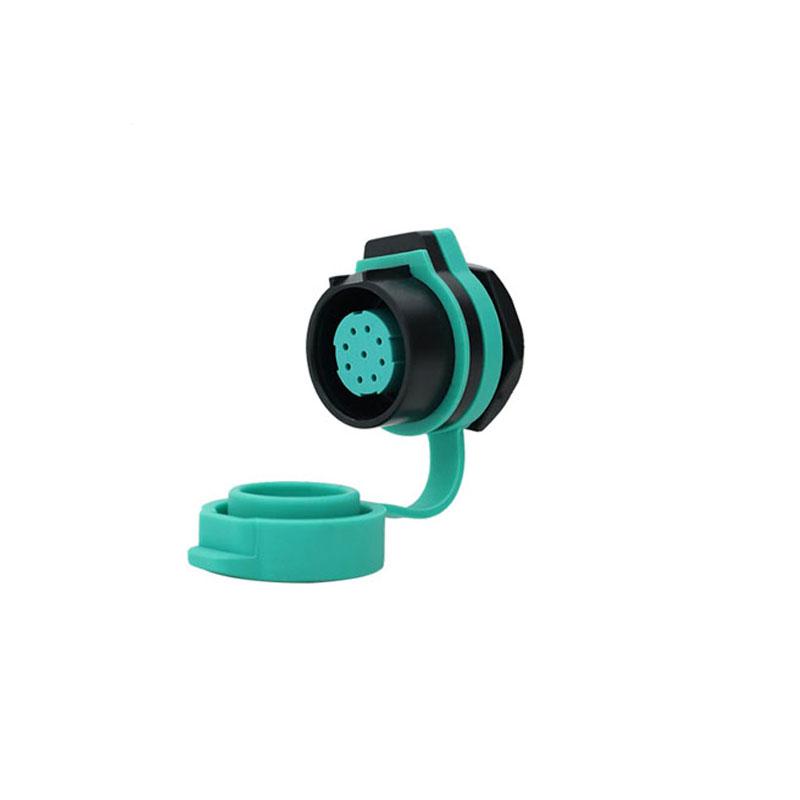 KWAY K20 Bulkhead Connector M20 Industrial 2 3 4 5 7 9 12Pin Soldering 12V Male Plug Female Socket Panel Mount Waterproof IP68