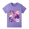 A1199 Kinder Jungen Mädchen Kpop Rumi Zoey Mira Print Kurzarm T-Shirt