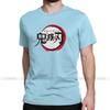 Vintage Demon Slayer Anime T Shirt Men Round Collar 100 Cotton T Shirt Short Sleeve Tees