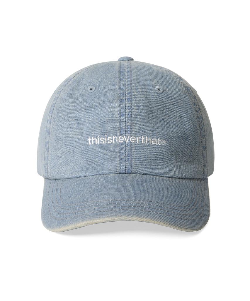 THISISNEVERTHAT Denim T-Logo Cap Washed Blue