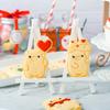 PLA Plastic 3D Cartoon Bear Cookie Mould Valentine's Day Love Baking Mould Fondant Biscuit Cutter Cake Decorating Accessories