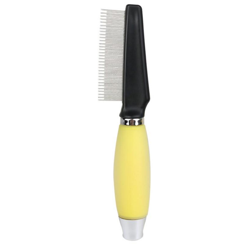 Dog Comb Pet Hair Remover Massage Cat Brush Silicone Handle Combs for Cats Hair Knot Opening Dog Grooming Brush Pets Acessorios
