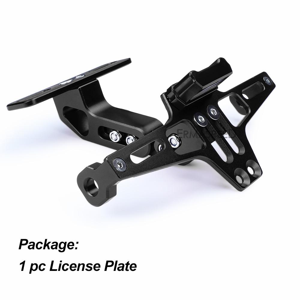 Motorcycle License Plate Frames Holder and Motorcycle LED Turn Signal Light For Motocross Street Bike Motorbike