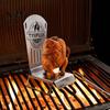 Stable Beer Can Chicken Rack Roaster Rack, 304 Stainless Steel BBQ Stand Holiday Party Grilling Supply for 16oz Can, Outdoor Grill Accessory