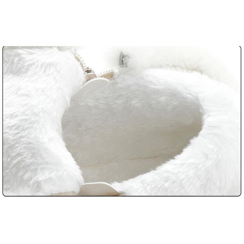 2025 Winter Genuine Leather Shoes Women Snow Boots Waterproof Warm Plush Shoes for Cold Winter Ladies Ankle Boots Non-slip Black Beige