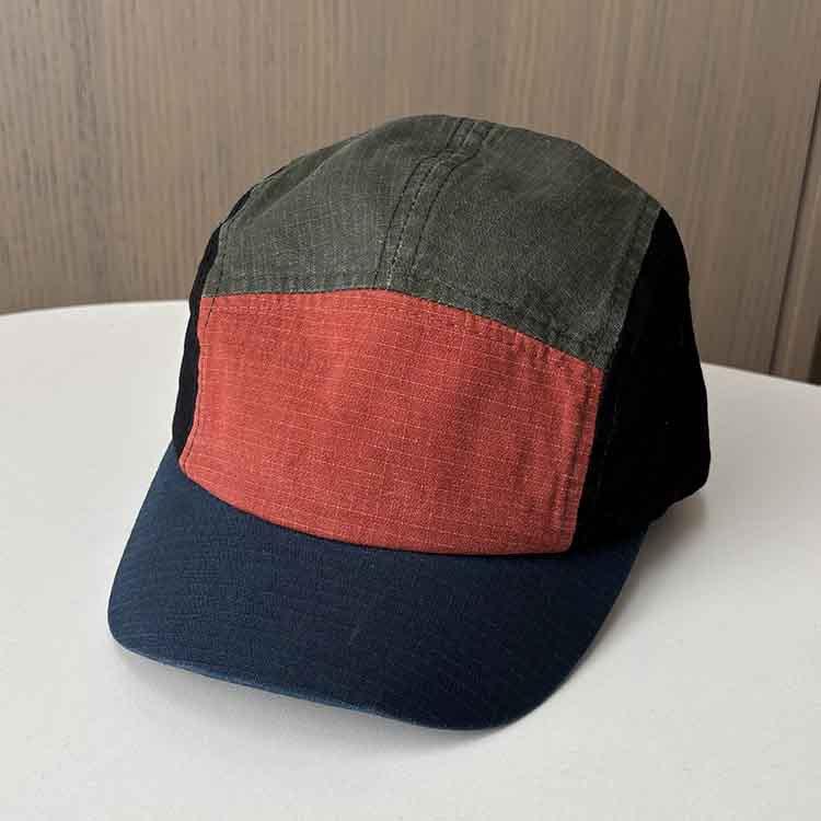 Retro Splicing Baseball Cap Outdoor Quick-drying Sports Cap Summer Light and Breathable Men's and Women's Sunscreen Hats