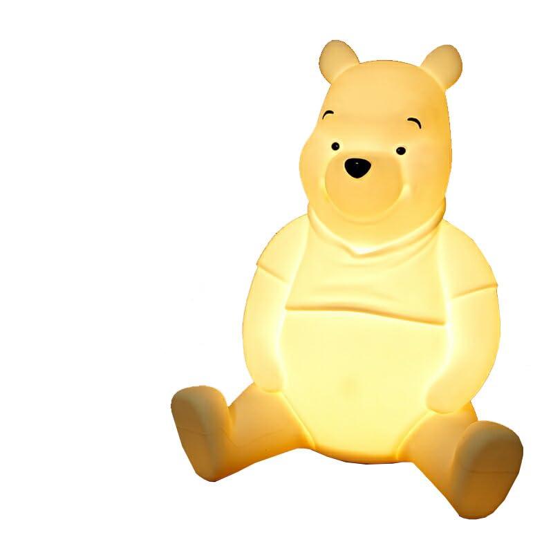 Disney Winnie the Pooh Night Perfect for Nighttime USB and Battery Winnie the Pooh Floor Disaster Baby Night Light [famileyell] Light, Nursing,