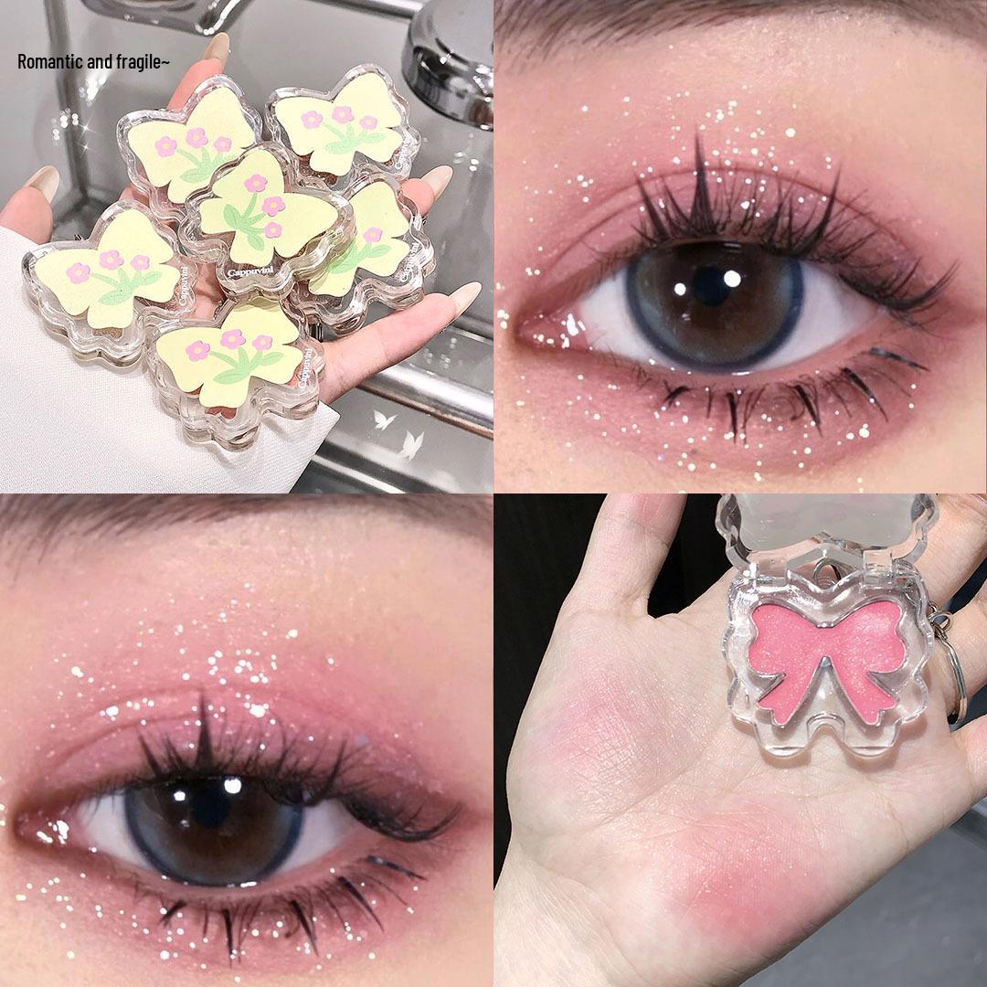 

Kapo Winnie Mermaid Pearl Shimmer Eyeshadow: Butterfly Whisper Blooming Vitality Highlight.