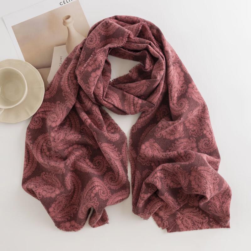 

Ailanhui Jia WJ Retro Paisley Tassel Winter Scarf Shawl