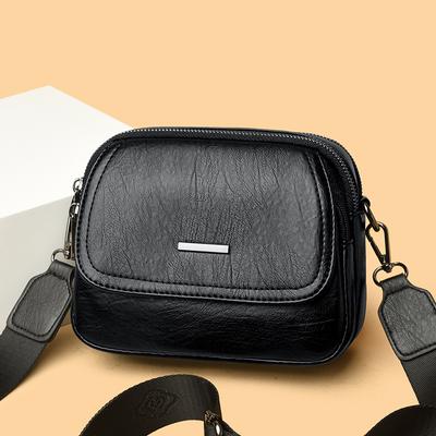 Versatile Multi-layered Korean-style Trendy Individual and Casual Single-shoulder Crossbody Bag