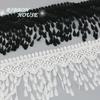70mm White black Silk Net Lace Fabric Ribbons Trim DIY Sewing Handmade Craft Materials 1 yard