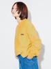 Beamsty ONEITA Pigment Dye Crewneck Sweat, Men's Mustard, Size L, 24AW, 75130692146