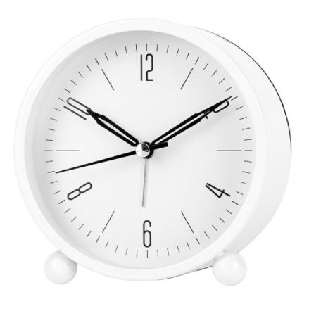 Factory Direct New Cute Cartoon Alarm Clock Quartz Table Type Small Home Office Bedroom Living Room Student Dormitory Artifact M