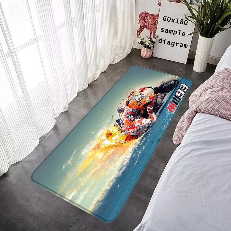 Interior Floor Mat Doormat Marc M-Marquez 93 Non-slip Foot Rug for Entryway Kitchen Carpet Bedroom Bedside Mats Home Decoration
