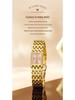 Olevs Women's Gold Square Quartz Watch - Chinese Style