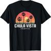 Chula Vista T-Shirt Damen Herren Kinder Kalifornien Retro Sonnenuntergang T-Shirt