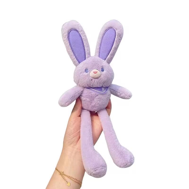 Nieuw Het Pluche Konijnenspeelgoed Met Uitrekbare Oren Is Een Zachte En Pluizige Knuffelkonijnpop Perfect Als Verjaardagscadeau Voor Vrienden 30cm