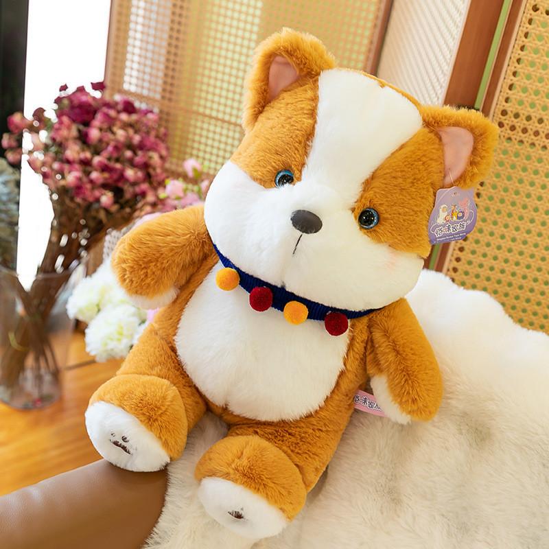 Corgi Cute Cartoon Dog Plush Toys Adorable Dolls Girls Children Birthdays Gifts