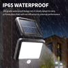 Solar-LED-Leuchten Außen Solarbetrieben Geteilte Wandleuchte 3 Modi Wasserdicht Bewegungssensorleuchten Gartenlicht Externe Solarlampe