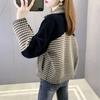 Women's Fall/Winter Suit Collar Thickened Outerwear Knit Cardigan Top Short Elegant Korean Style Mink Fleece Coat