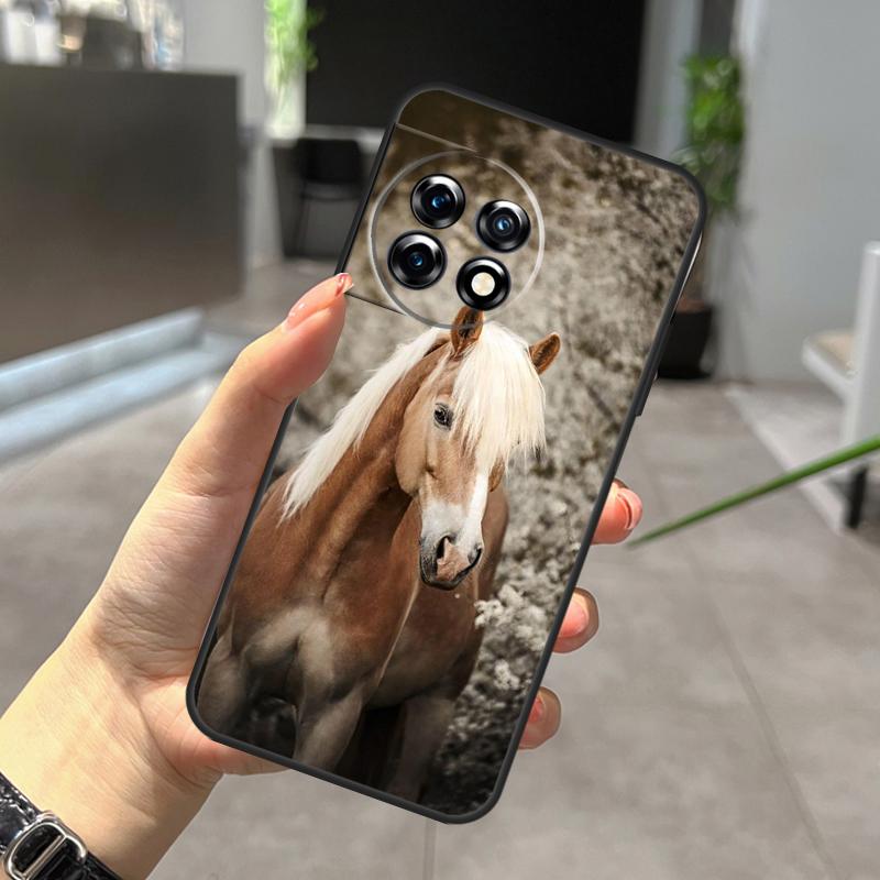 Animal Steed Horse Case For OnePlus Nord 5 CE 2 3 4 Lite N20 N30 OnePlus 15 R 13 12 11 10 Pro 10T 12R 13R Cover