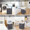 Simple Laundry Basket Collapsible Laundry Organizer with Handle Laundry Hamper  for Home