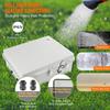 Outdoor Electrical Junction Box, 13.78 x 9.84 x 5.90 in, ABS Plastic Electrical Enclosure Box with Hinged Cover Stainless Steel Latch, IP67 Dustproof
