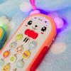 Cellulare Musicale per Bambini Cartoon Dentaruolo Telefono con Suono e Luce Giocattolo Elettronico Telefono Giocattoli Educativi per l'Apprendimento Regali per Bebè
