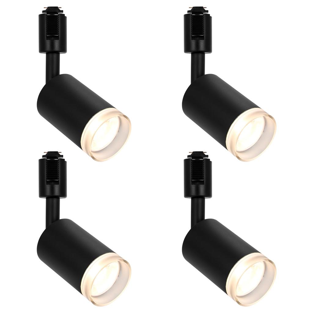 szbritelight Integrated LED Spotlights for Lighting Rails, 60W Equivalent (8.8W Power Consumption), 800lm, Warm White (3000K), Built-in LEDs, Duct