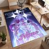 HUNTRIX (108) Personalized Name Office Carpet Stylish Decor for Living Room Bedroom Kitchen
