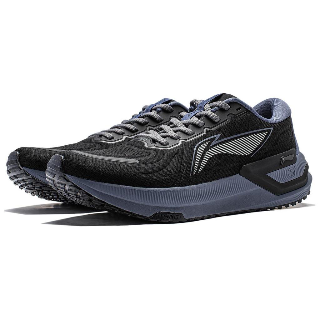 Li Ning YueYing 3.0 Cushioning Low top Sprint Running Shoes Men's Black ARHU003-2