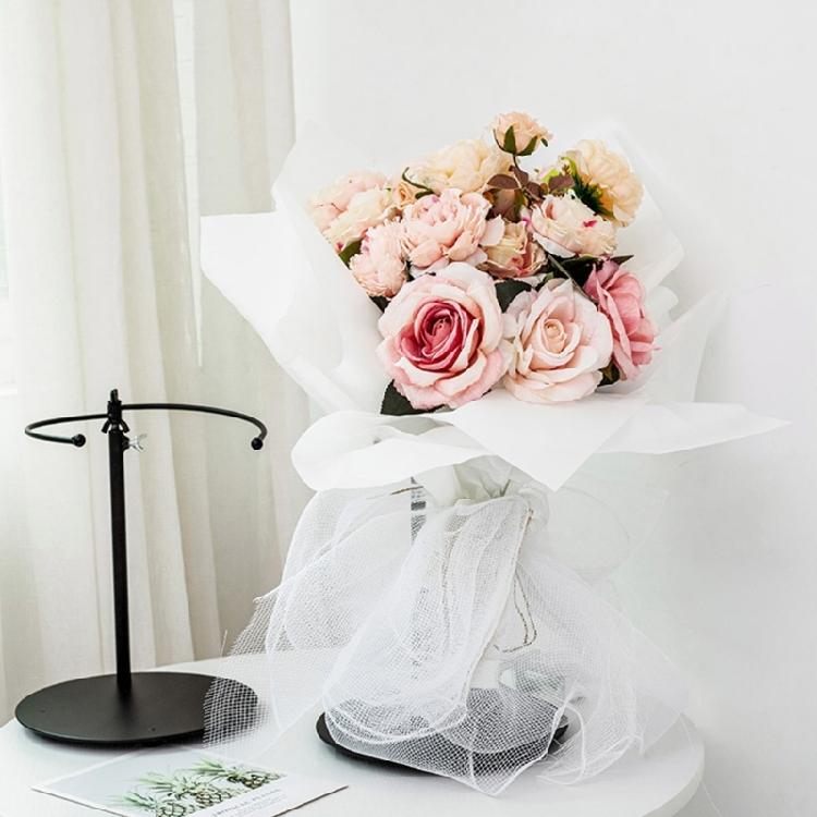 Supporto Reggimazzo in Ferro Regolabile con Base Stabile per Matrimoni Allestimenti Floreali Facile Montaggio e Presentazioni