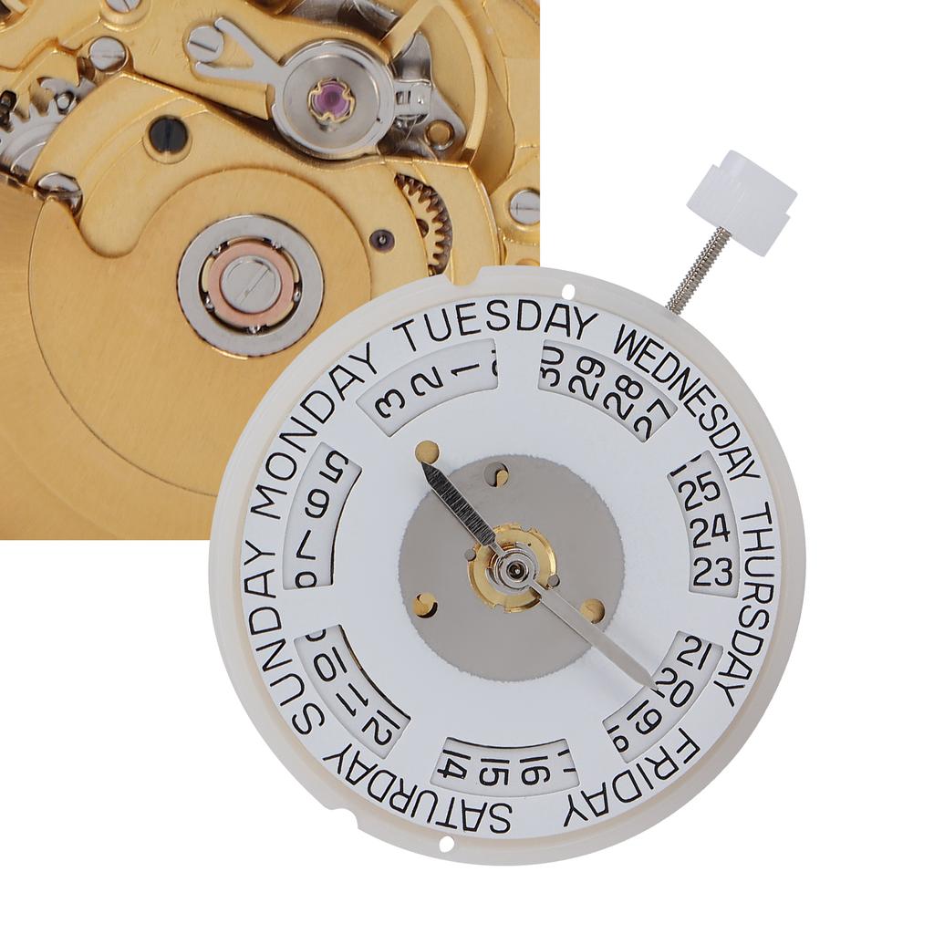 2834 Mechanical Watch Movement Alloy Watch Repairing Replacement Spare Parts Accessory Gold