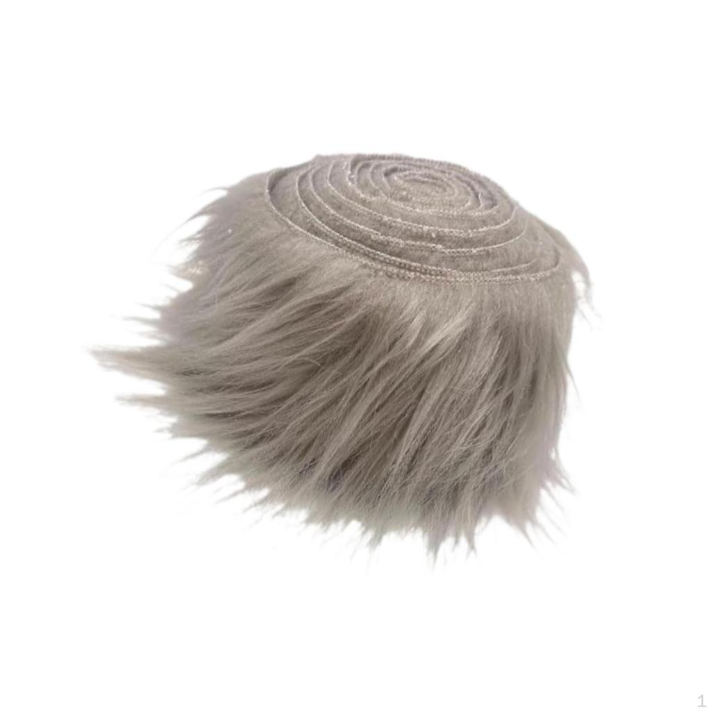 Artificial Fur Fabric Cloth Patches Costume Soft Pre-cut Strips Furry for