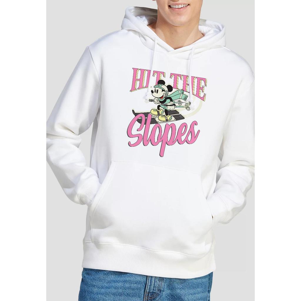Disney Mens Hit The Slopes Mickey Mouse Hoodie