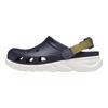 Crocs Sabots Respirants Confortables Chaussures Unisexe Bleu Foncé Blanc 208776-4LH